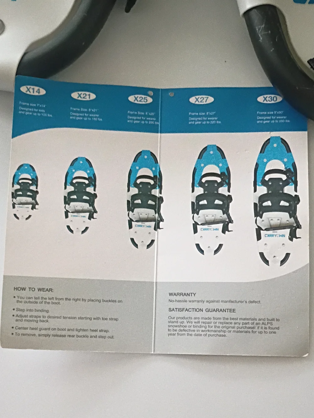 Children Snowshoes Plus Adjustable Trekking Poles And Duffle Bag